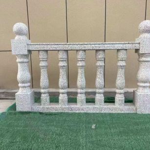 乌鲁木齐芝麻白阳台栏杆 花岗岩栏杆