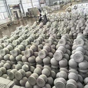 乌鲁木齐芝麻白圆球 石球 挡车球