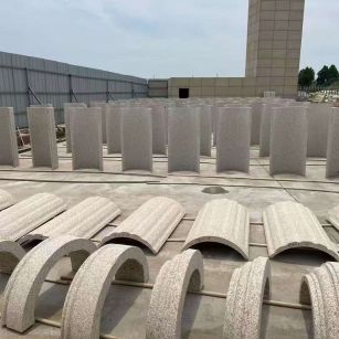 乌鲁木齐黄金麻别墅柱皮 异形 线条定制