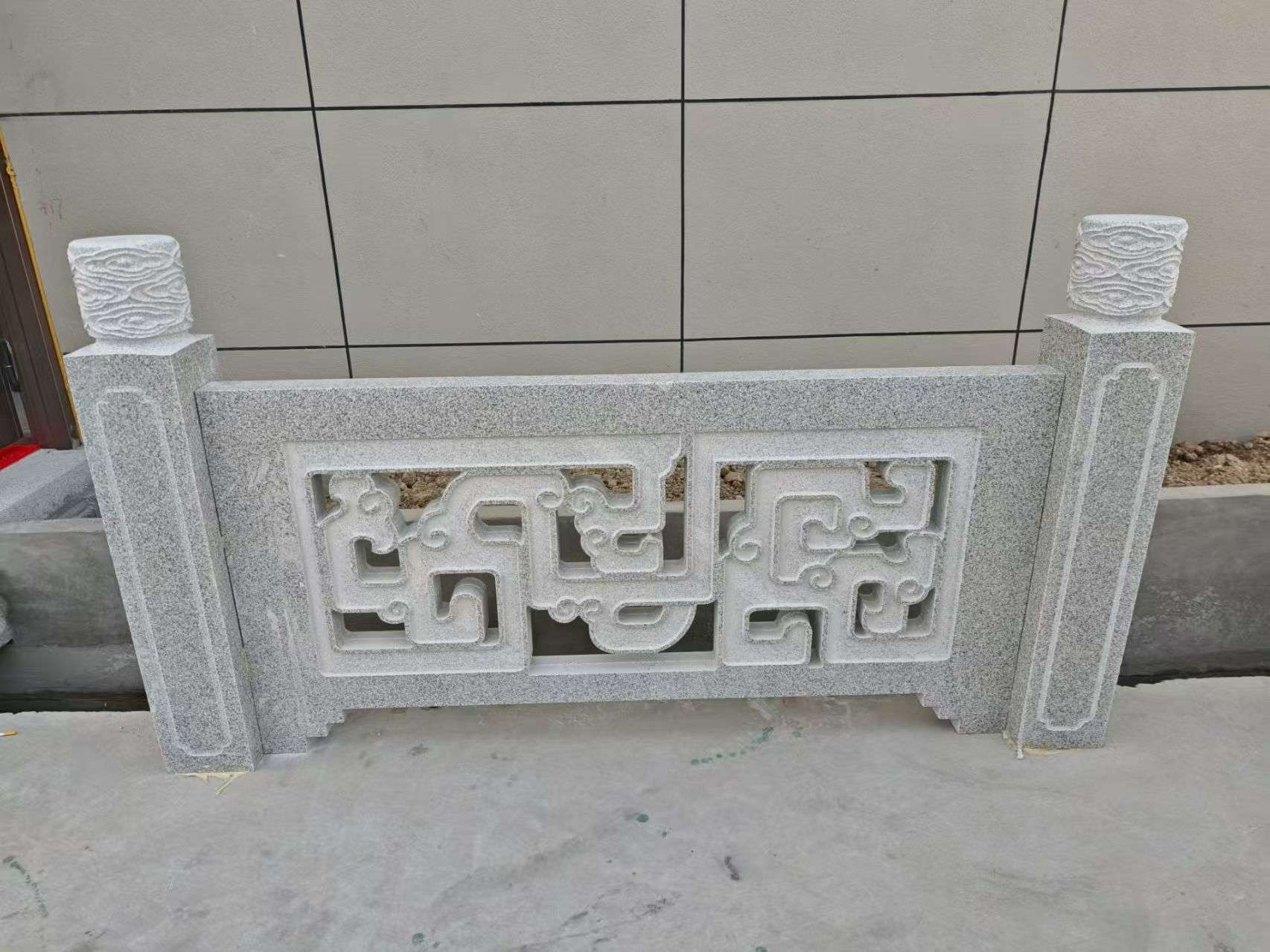 乌鲁木齐芝麻白河道栏杆 桥栏杆